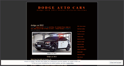 Desktop Screenshot of dodgecar.wordpress.com