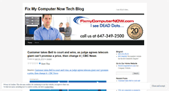 Desktop Screenshot of fixmycomputernow.wordpress.com