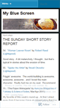 Mobile Screenshot of mybluescreen.wordpress.com
