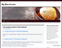 Tablet Screenshot of mybluescreen.wordpress.com