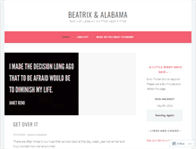 Tablet Screenshot of beatrixandalabama.wordpress.com