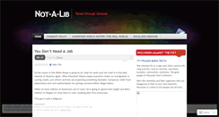 Desktop Screenshot of notalib.wordpress.com