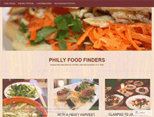 Tablet Screenshot of phillyfoodfinders.wordpress.com