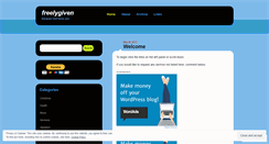 Desktop Screenshot of freelygivensite.wordpress.com