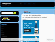 Tablet Screenshot of freelygivensite.wordpress.com