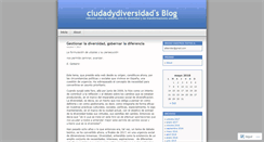 Desktop Screenshot of ciudadydiversidad.wordpress.com