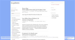 Desktop Screenshot of laguitarraclasica.wordpress.com