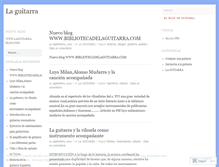 Tablet Screenshot of laguitarraclasica.wordpress.com