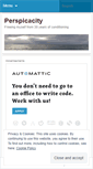 Mobile Screenshot of perspicacity.wordpress.com