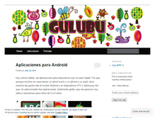 Tablet Screenshot of gulubu.wordpress.com