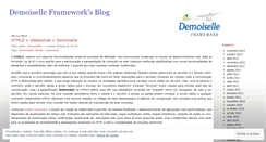 Desktop Screenshot of frameworkdemoiselle.wordpress.com