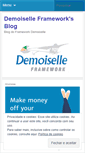 Mobile Screenshot of frameworkdemoiselle.wordpress.com