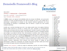 Tablet Screenshot of frameworkdemoiselle.wordpress.com