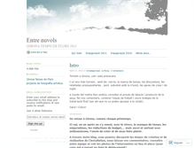 Tablet Screenshot of entrenuvols.wordpress.com