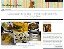 Tablet Screenshot of foodeverywhere.wordpress.com