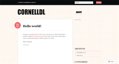 Desktop Screenshot of cornelldl.wordpress.com