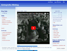 Tablet Screenshot of entreprofes.wordpress.com