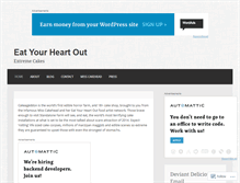 Tablet Screenshot of evilcakes.wordpress.com