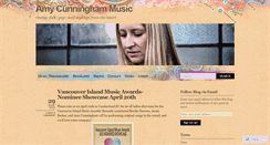 Desktop Screenshot of amycunninghammusic.wordpress.com