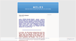 Desktop Screenshot of melos9.wordpress.com