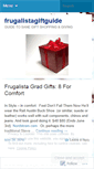 Mobile Screenshot of frugalistagiftguide.wordpress.com