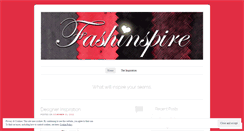 Desktop Screenshot of fashinspire.wordpress.com