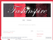 Tablet Screenshot of fashinspire.wordpress.com