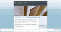 Desktop Screenshot of flippingpagesforward.wordpress.com