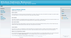 Desktop Screenshot of mykitchencabinets.wordpress.com