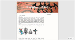 Desktop Screenshot of crosstatoos.wordpress.com