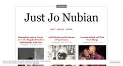 Desktop Screenshot of justjonubian.wordpress.com