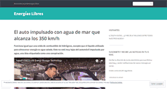 Desktop Screenshot of energiaslibres.wordpress.com