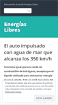 Mobile Screenshot of energiaslibres.wordpress.com