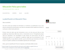 Tablet Screenshot of educacionfisicaparatodos.wordpress.com
