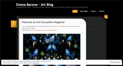 Desktop Screenshot of emmabarone.wordpress.com