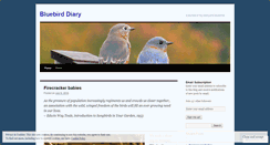 Desktop Screenshot of bluebirddiary.wordpress.com