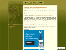 Tablet Screenshot of brassfashion.wordpress.com