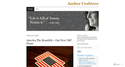 Desktop Screenshot of ambercrabtree.wordpress.com
