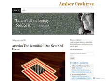 Tablet Screenshot of ambercrabtree.wordpress.com