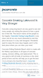 Mobile Screenshot of jsconcrete.wordpress.com