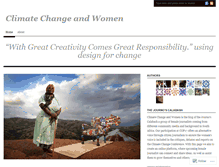 Tablet Screenshot of climateandwomen.wordpress.com