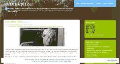 Desktop Screenshot of indigenize.wordpress.com