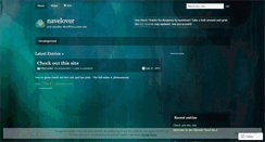 Desktop Screenshot of navelover.wordpress.com