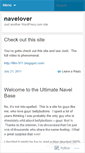 Mobile Screenshot of navelover.wordpress.com