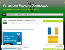 Tablet Screenshot of medvetdownloads.wordpress.com