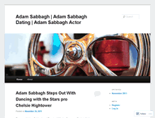 Tablet Screenshot of adamsabbagh.wordpress.com