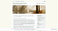 Desktop Screenshot of linguatranscript.wordpress.com