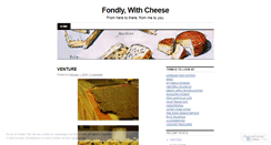 Desktop Screenshot of fondlywithcheese.wordpress.com