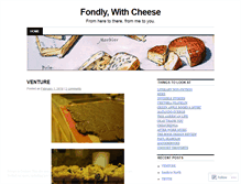 Tablet Screenshot of fondlywithcheese.wordpress.com