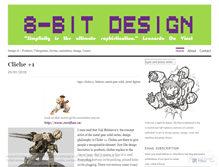 Tablet Screenshot of eightbitdesign.wordpress.com